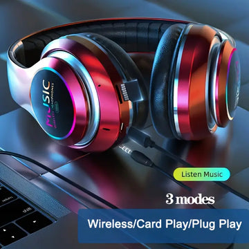 🎧 Wireless Over-Ear Headphones with Microphone