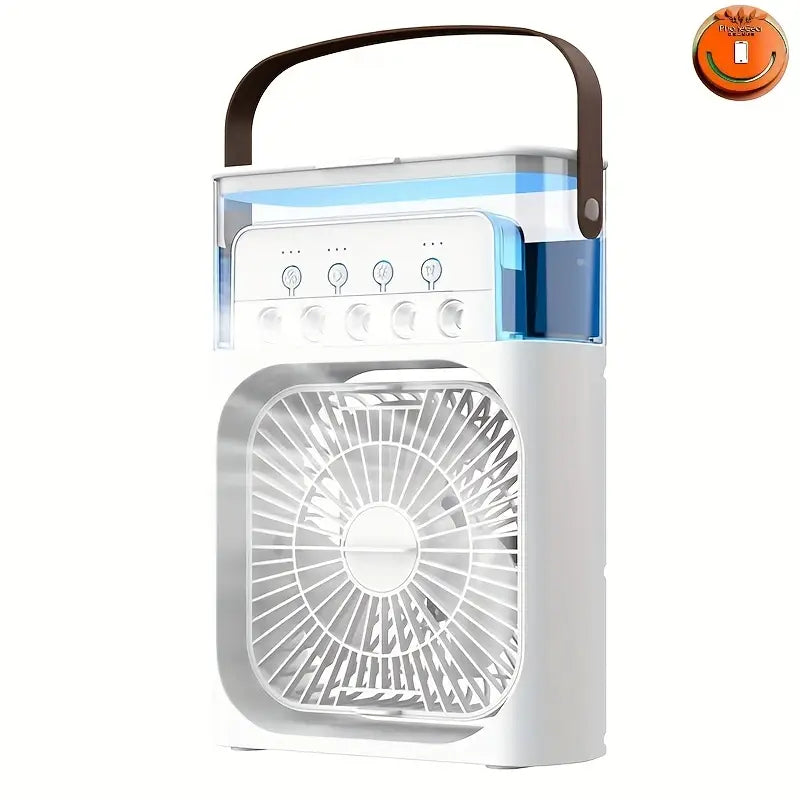❄️ Portable Spray Cooling Desktop Fan – 3-in-1 Mist Fan &amp; Air Cooler
