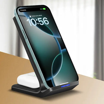 ⚡ 2-in-1 Magnetic Wireless Charging Station